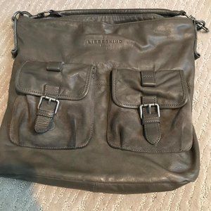 Liebeskind Margo leather bag purse gray grey